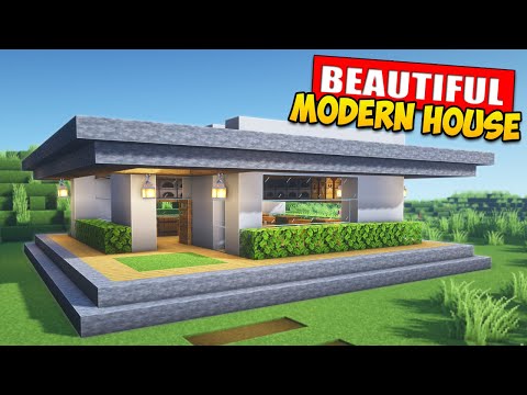 MarchiWORX Minecraft - Minecraft | How to Build a Modern Survival House Tutorial 🏠