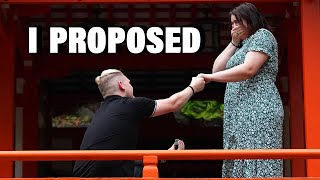 SHE SAID YES!!! NARRATOR PROPOSES IN JAPAN!!!  VLO