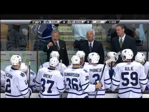 Leafs vs Bruins - Last Minute of the OverTime - Mar 31st 2011 (HD)