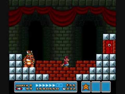 Super Mario Bros. 3 (SNES) 100% runthrough - World 8
