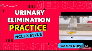 Urinary Elimination NCLEX Questions for Nursing Students (with Answer Review)