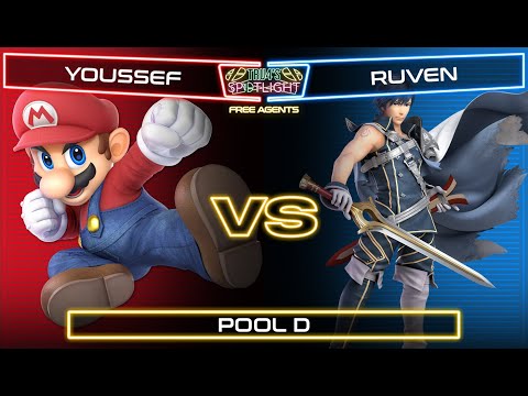 Tru4's Spotlight: Free Agents! Pool D - Youssef (Mario) vs. Ruven (Chrom)