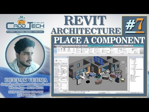 7 | Place Component In Revit Deepak Verma