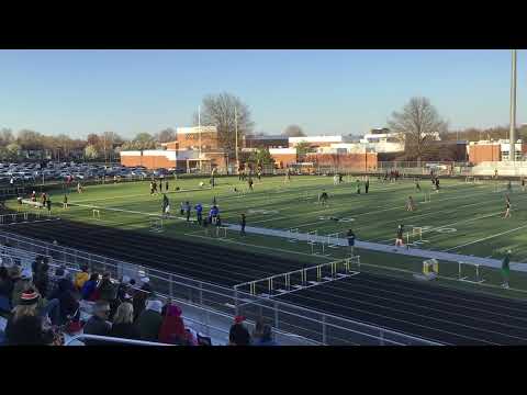 4/7 Varsity BV Meet, Men's 300m Hurdles (Eithan and Therron)