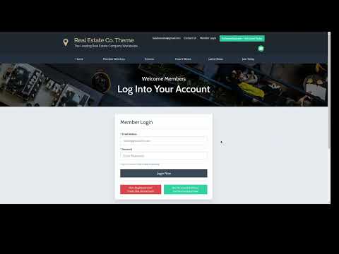 Creating a Member Login Popup  - Customizing Brilliant Directories