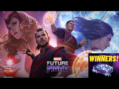 DOCTOR STRANGE IN THE MULTIVERSE OF MADNESS KEY ART! Crystal Coupons WINNERS! - Marvel Future Fight