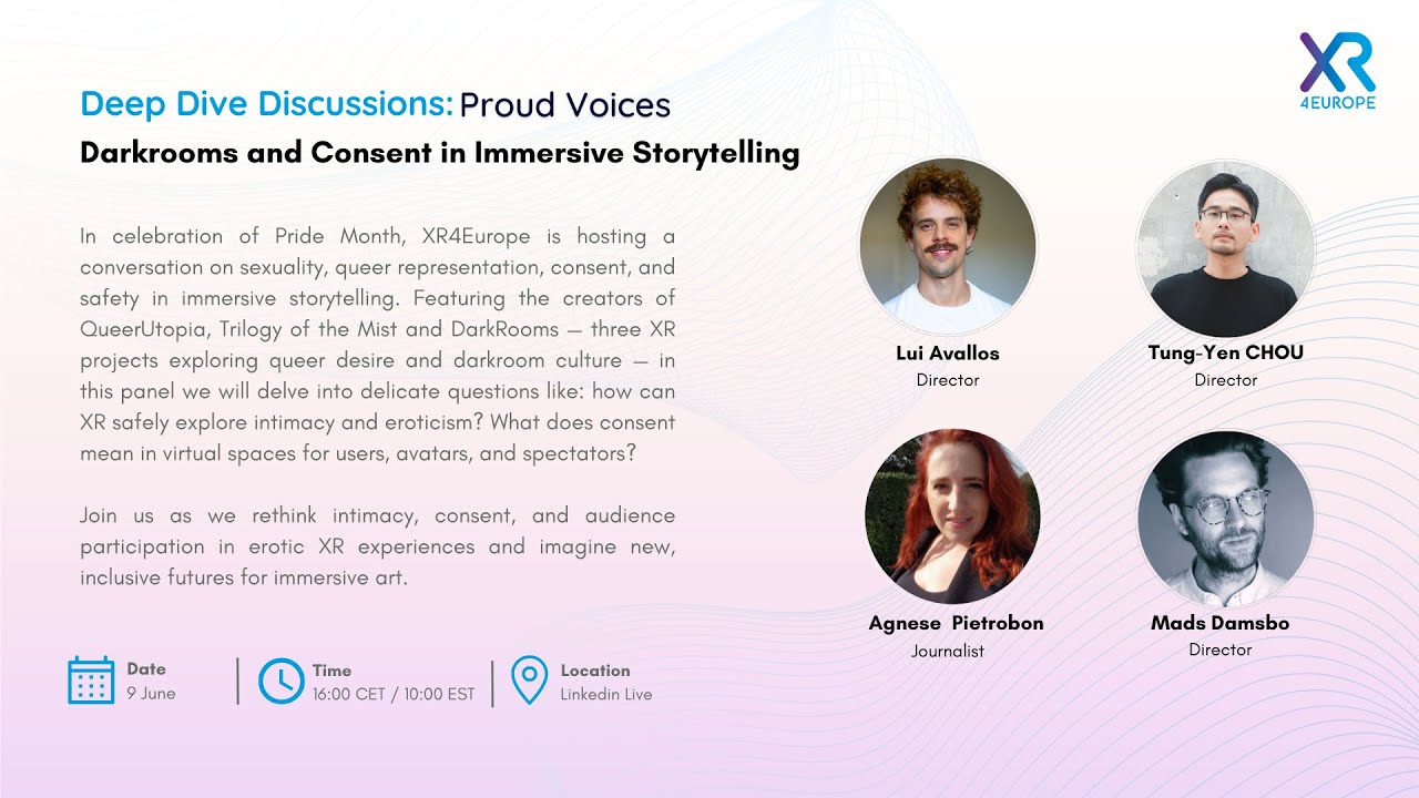 Proud Voices - Darkrooms and Consent in Immersive Storytelling