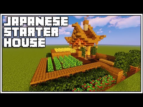 Insane Minecraft Japanese Starter House Build!