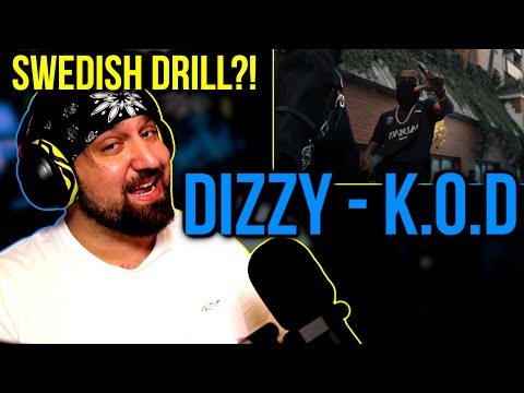 SWEDISH DRILL RAP?!? 🔥🔥 | DIZZY - K.O.D REACTION!!