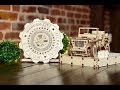 Деревянный механический 3D-пазл Wooden.City Автомобиль 4х4 Превью 10