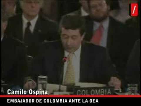 Interveción del embajador ante la OEA Camilo Ospina