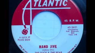 THE DUCK & THE BEAR-HAND JIVE
