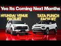 New Tata Punch Facelift 2025 Hyundai Venue Facelift Coming Soon With Panoramic Sunroof