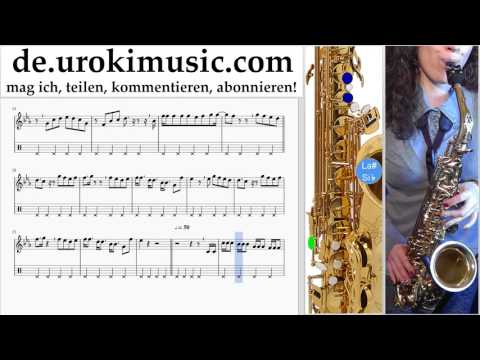 Saxophon Lernen (Alt) Charlie Puth - Attention Tabulatur Teil#2 um-i995