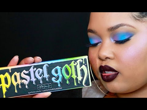 KVD Pastel Goth Palette Review + Swatches + Tutorial | KelseeBrianaJai Video