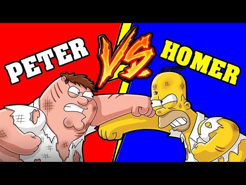 Homer Simpson VS Peter Griffin - Battaglia Rap Epica - Dissing Rap Freestyle