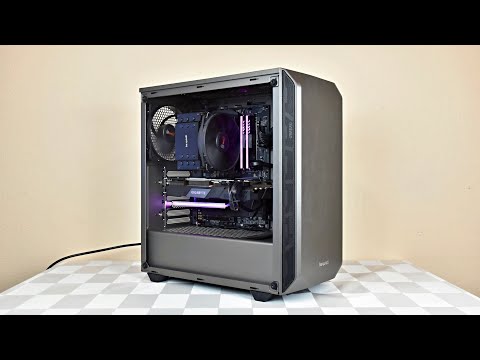 DARBUOTI! BGW35 Be Quiet! Pure Base 500 Window, baltas, ATX, M-ATX, mini-ITX dėklas video