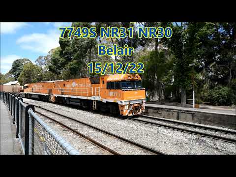 Pacific National 2PM5 NR118 NR8 with a smoking wagon rescued by NR31 and NR30 15/12/22