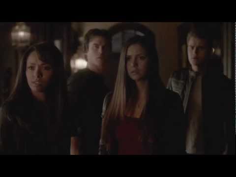 Damon and Elena 4x12 (Damon and Elena hug, Damon punches Stefan)