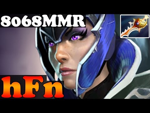 Dota 2 - hFn 8068MMR Plays Luna - Ranked Match Gameplay