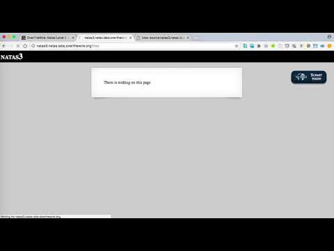 OverTheWire Natas Level 3 - Robots.txt