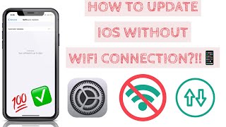 How to update to ios 11.3.1 without wifi/using mobile data | 100% Working