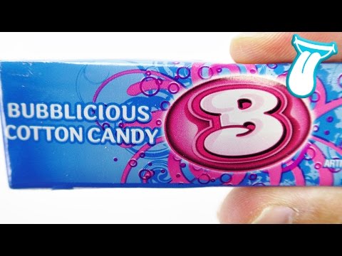 EXTREM GEIL (und süß): Zuckerwatte Kaugummi Test - BUBBLICIOUS COTTON CANDY!