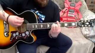 Shed 7-Going for Gold-Acoustic guitar lesson.