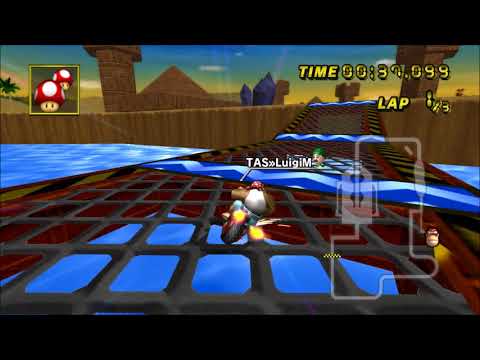 [MKW TAS] Desert Fort v2.0 Lap 1  0:58.526