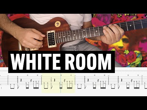 White Room solo with Guitar TAB Cream Lesson | Cover