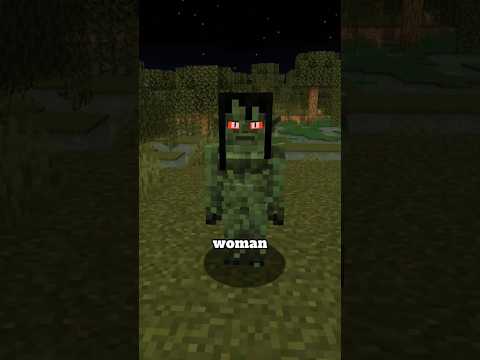This woman is the guardian of the swamp biome #minecraft