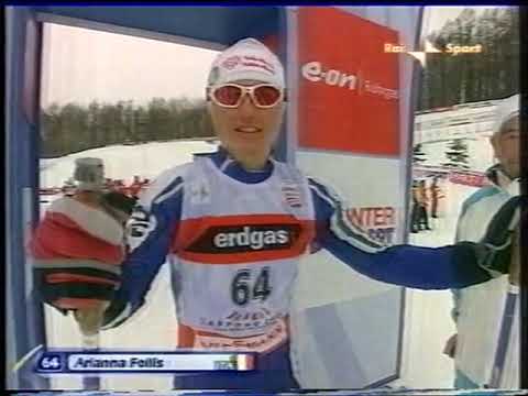 2006/07 fondo 10 km tl donne Sapporo (Mondiali) - Neumannova, Savialova, Follis