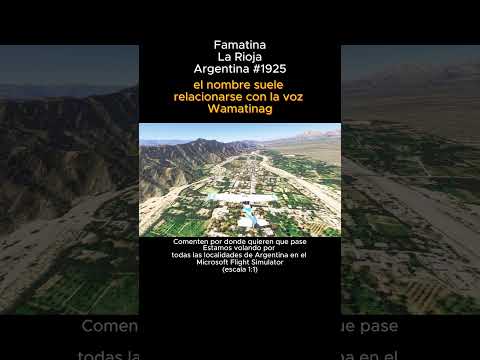 Famatina, La Rioja desde el Microsoft Flight Simulator #famatina #larioja #argentina #msfs2024