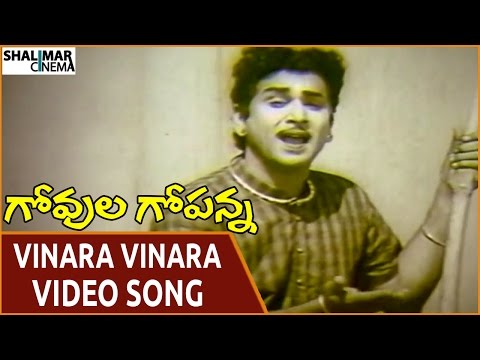 Govula Gopanna Movie || Vinara Vinara Naruda Video Song || ANR, Bharathi || Shalimarcinema