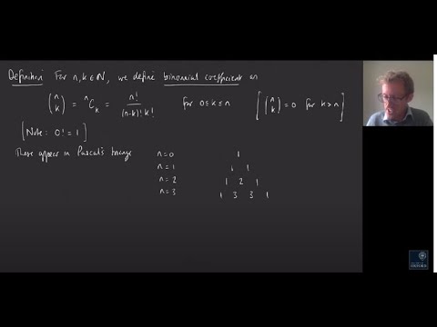 Introduction to University Mathematics: Lecture 2 - Oxford Mathematics 1st Year Student Lecture