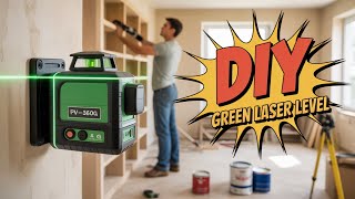 Plumb Dot Laser Level : DIY Green Point Laser Level 360 Self Leveling Rechargeable