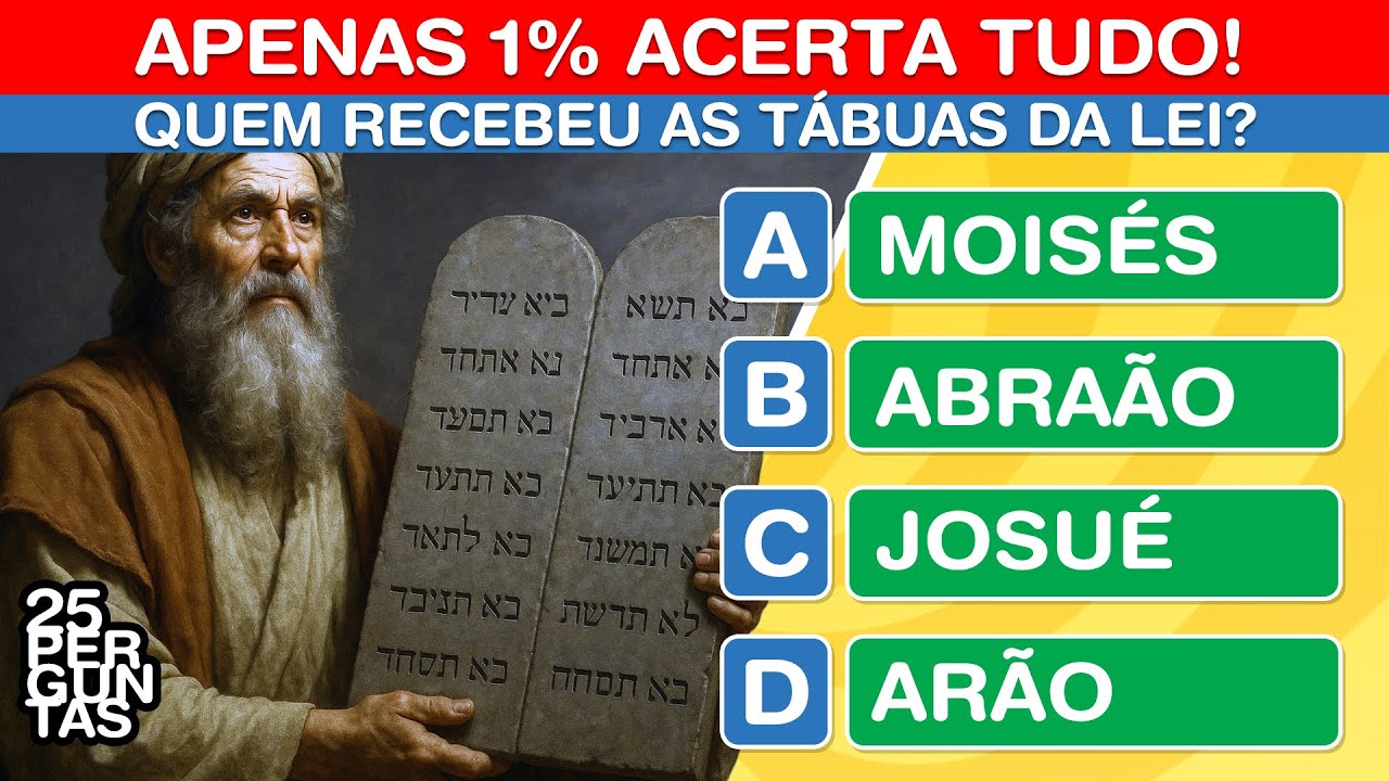 15 questões da Bíblia para quem ama desafios - Jogo da Bíblia