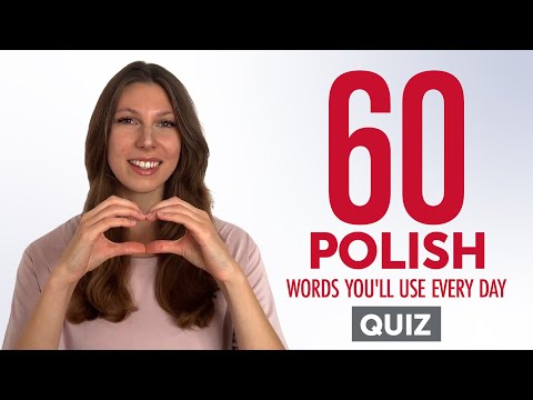 Quiz | 60 Polish Words You'll Use Every Day - Basic Vocabulary #46