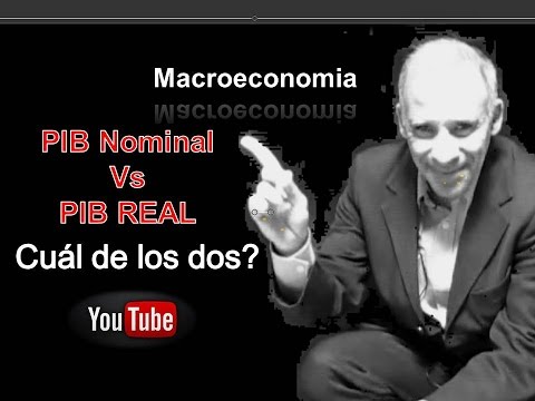 MACROECONOMIA - PIB NOMINAL vs  REAL