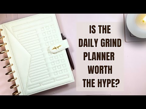 My First Impression of the Daily Grind Planner System// Is This Planner Worth The Hype?
