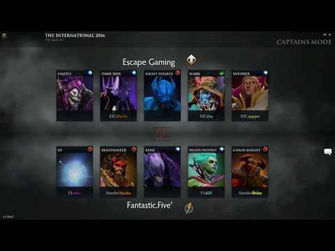 Escape Gaming vs Fantastic Five  Game 1 - TI6 EU Qualifiers w/ @TobiWanDOTA & @Foggeddota