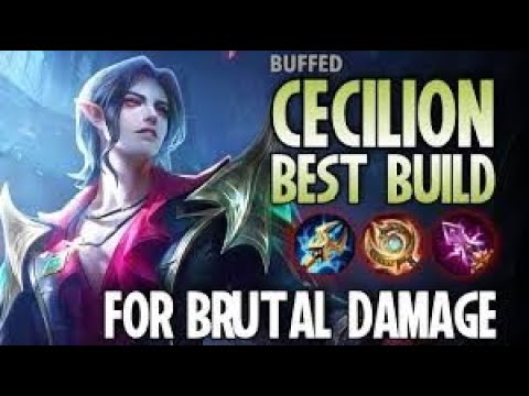 Enemy Cecilion ! New OP Build for Cecilion Insane ! - Build Top 1 Global Cecilion ~ Gorillax