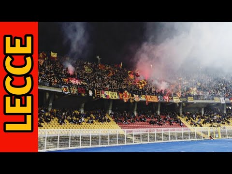 ⚽ CURVA NORD LECCE At Stadio Vial Del Mare | Lecce VS Fiorentina (1-1)