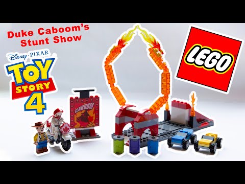 LEGO 10767 -  Disney Pixar Toy Story 4 -Duke Caboom's Stunt Show Unboxing, Speed Build, and Play!