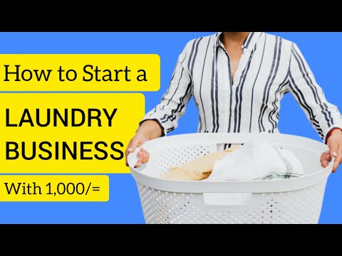 How to Start a Laundry Business with 1K or Less