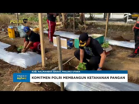 KAPOLRES HALMAHERA BARAT PIMPIN PENANAMAN ANGGUR