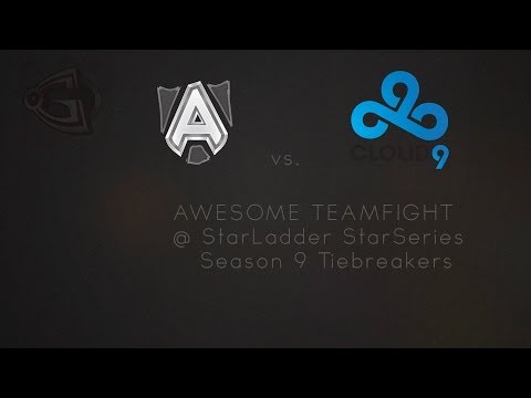 Huge teamfight - Alliance vs C9 @ SLTV Season 9 Tiebreakers