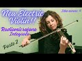 ELECTRIC VIOLIN SONO. Integrated Microphone. Live studio by Linda Strings