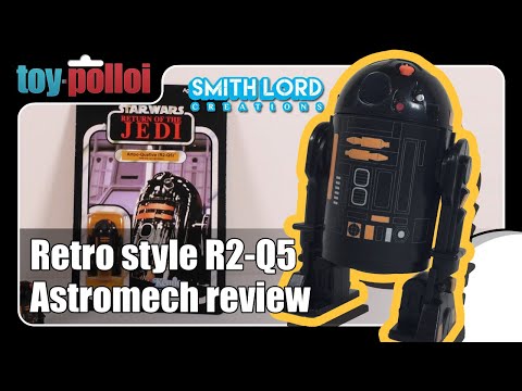 Retro Style Vintage R2-Q5 Astromech droid review SLC - Toy Polloi
