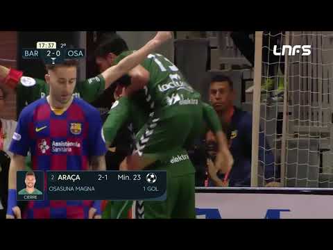 Gol de Araça (2-1) Barça - Osasuna Magna. 1/4 final. Copa España